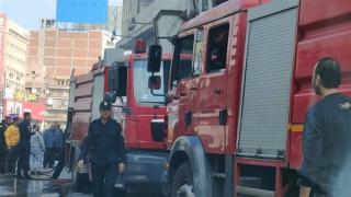 حريق ضخم في مصنع ملابس بالغربية نتيجة ماس كهربائي والحماية المدنية تسيطر عليه