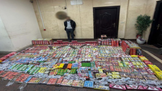 ضبط 1.5 مليون قطعة ألعاب نارية خلال حملات أمنية موسعة