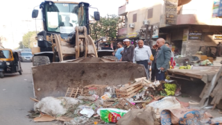 حملة موسعة لحي الهرم بشارع زغلول لإعادة الانضباط وفتح الطريق أمام المواطنين