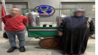 بائع عصير وسيدة يحتالان على المواطنين بزعم توزيع مشروبات مجانا وقت الإفطار بميدان رمسيس