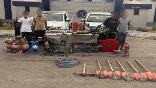 القبض على لصوص سرقة المواطنين والدراجات النارية والمتعلقات بالقاهرة