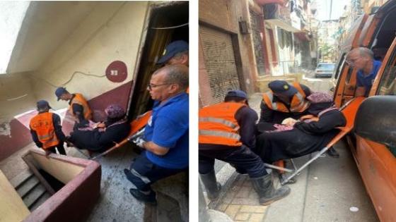 “مش قادرة تتحرك”.. الشرطة تنقل مسنة للمستشفى فى البحيرة 