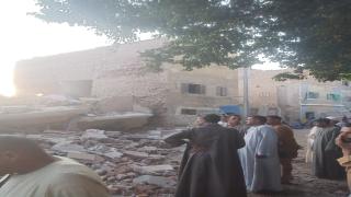 مصرع 3 أشخاص وإصابة 2 في انهيار عقار من 3 طوابق بأسيوط