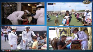 الداخلية توزع حقائب مدرسية ضمن مبادرة “كلنا واحد” استعدادًا للعام الدراسي الجديد