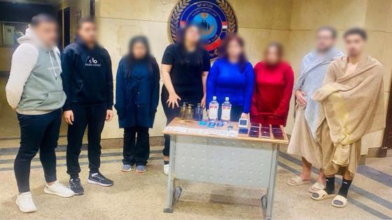 ضبط 4 رجال و4 سيدات ضمن شبكة دعارة بالتجمع داخل نادٍ صحي
