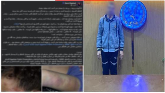 ضبط والد تعدى على نجله بالضرب بالجيزة بعد تداول منشور على السوشيال ميديا