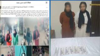 فيديو يقود الشرطة لضبط لصوص سرقة سيدة داخل محل فى حدائق القبة