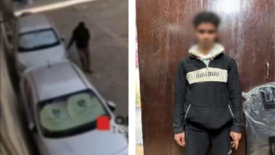القبض على المتهم بخدش السيارات بمسمار فى الوايلي 