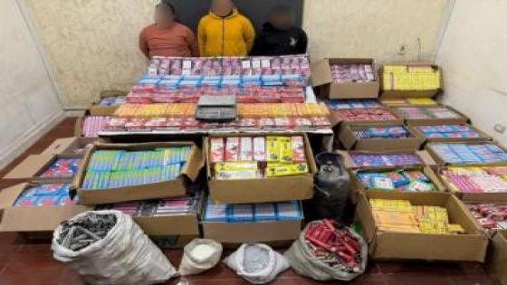 ضبط 3 متهمين بالقاهرة لتصنيع وبيع 8 ملايين لعبة نارية