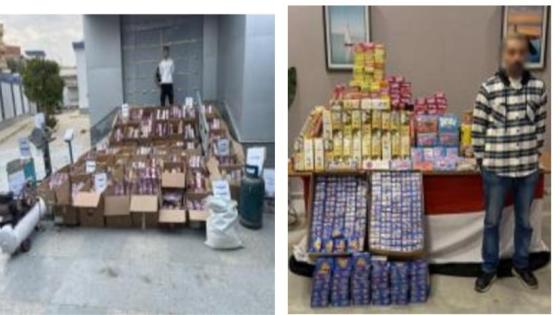 الأمن العام يوقف ترويج أكثر من مليون قطعة ألعاب نارية غير قانونية