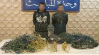 مباحث بدر تقبض على سارق الأسلاك الكهربائية بعد ارتكابه 6 جرائم