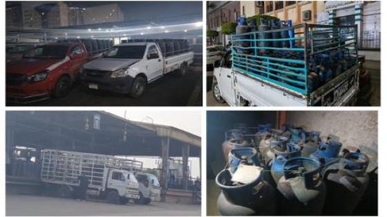 ضبط 1493 أسطوانة بوتاجاز بالسوق السوداء في 18 قضية