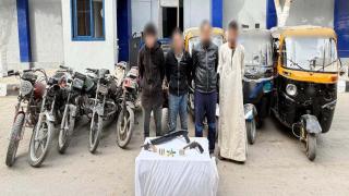 القبض على عصابة لسرقة الدراجات النارية بالمنيا
