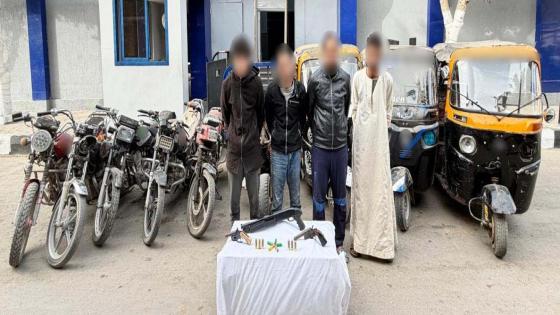 القبض على عصابة لسرقة الدراجات النارية بالمنيا