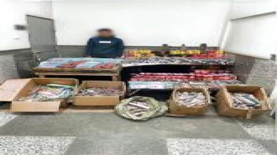 الأمن يضبط 600 ألف قطعة ألعاب نارية في حملات مكثفة