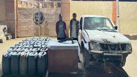 إحباط تهريب نحو 2 طن مواد بترولية وضبط متهمين في أسوان