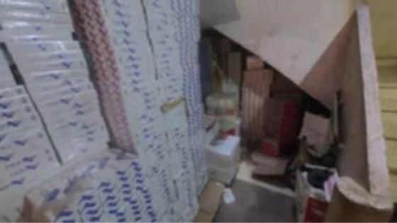 ضبط 105 ألف عبوة سجائر مهربة داخل مخزن غير مرخص بالمنوفية
