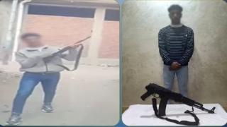 ضبط عامل بالدقهلية لنشره فيديو بسلاح وهمي لزيادة المشاهدات