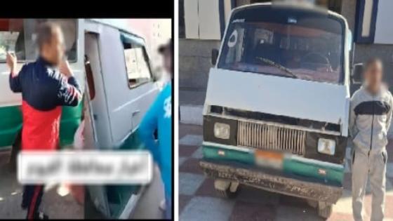 القبض على سائق ميكروباص لفرض أجرة مخالفة وتقسيم خط سير بالفيوم