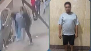 ضبط كهربائي تعدي على طفل في الشارع بالبدرشين بعد خلاف مع طليقته