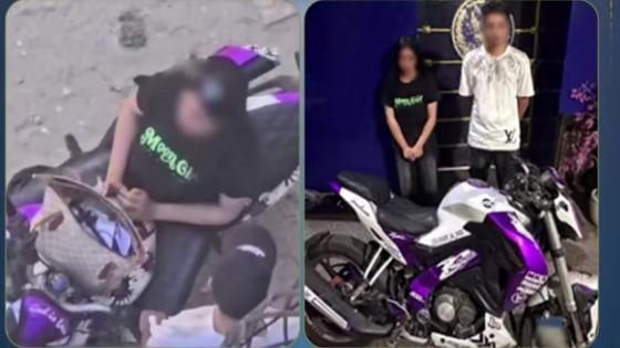 “بنفس الهدوم”…ضبط شخص وفتاة بالإسكندرية ظهروا بمقطع فيديو يتعاطون المخدرات على دراجة نارية