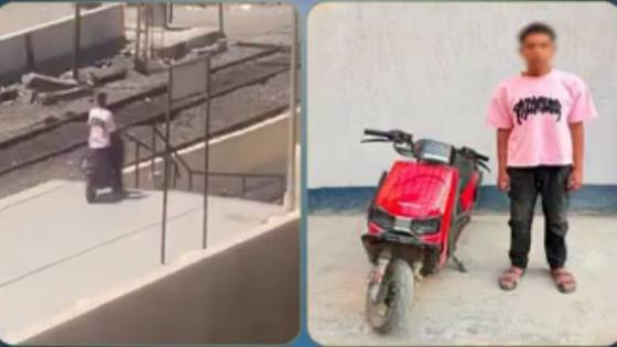 استعراض على رصيف محطة قطار ينتهي بضبط طالب في الغربية