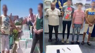الداخلية تكشف ملابسات فيديو تهديد شخص بأسلحة بيضاء أمام مقابر في الإسكندرية