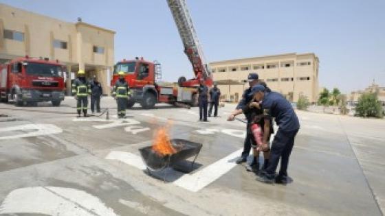 الحماية المدنية تستقبل أطفال نادي الصيد للتعرف على جهود الإطفاء والإنقاذ