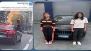 القبض على صانعة محتوى سمحت لصديقتها بالرقص أثناء سيرها بالسيارة في الجيزة