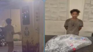 ضبط طفل سرق عبوات بلاستيكية من ماكينة تدوير القمامة بالدقي لإعادة بيعها