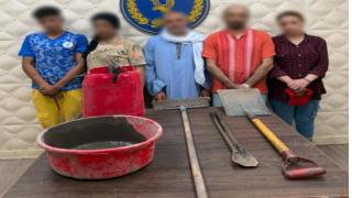 ضبط 5 أشخاص أثناء التنقيب غير المشروع عن الآثار داخل عقار بالسيدة زينب
