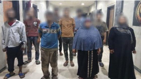 ضبط 12 متهماً لقيامهم بتسخير 14 طفل “أحداث ” للتسول بالجيزة