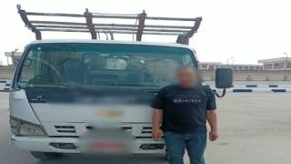 ضبط سائق سيارة نقل بالقليوبية بعد تحميل حمولة زائدة وتعريض المواطنين للخطر