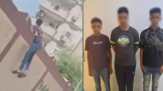 ضبط 3 طلاب بعد تعلق أحدهم بسور مدرسة بنات بالسويس ومضايقة الطالبات