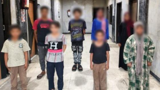 ضبط 11 شخصًا لاستغلال 11 طفلًا في التسول وبيع السلع بإلحاح في الجيزة