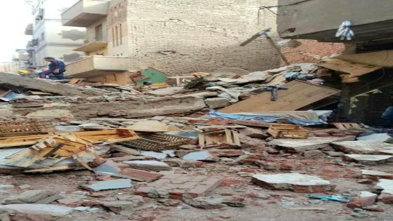 مصرع شخصين في انهيار منزل بمنطقة المحجوب في المحلة الكبرى