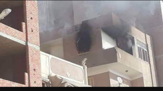 ماس كهربائى يتسبب فى نشوب حريق بشقة بدار السلام سوهاج دون إصابات
