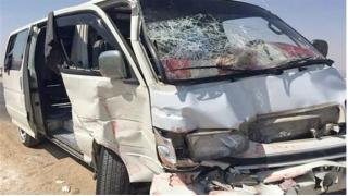 حادث تصادم بالمنيا