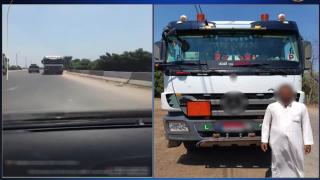 كارثة على الطريق الدولي بكفر الشيخ.. سائق نقل يسير عكس الاتجاه