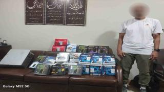 ضبط محل لبيع أجهزة "الريسيفر"