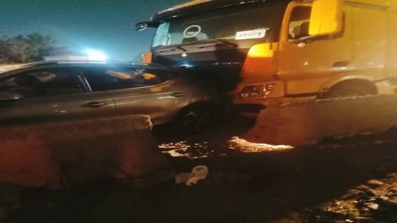 إصابة 7 أشخاص في تصادم مروع بين 9 سيارات ملاكي مع نقل ثقيل بالإسكندرية