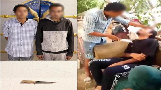 ضبط عاملين ببنى سويف بعد تداول فيديو يظهر مزاحاً بسلاح أبيض