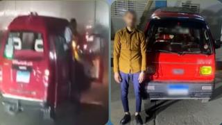 ضبط قائد سيارة “فان” يؤدي حركات استعراضية خطرة بالإسكندرية