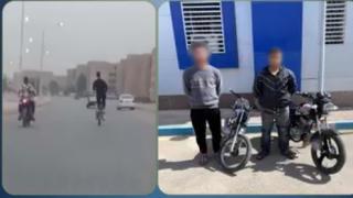 ضبط قائدي دراجتين ناريتين بالشرقية أثناء استعراض خطير على الطريق السريع