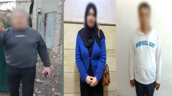 ضبط موظف بالمعاش إعتدي على جيرانه وأغلق الطريق عليهم