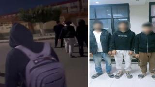 سحل طالب وإصابته بآلة حادة بسبب الفلوس