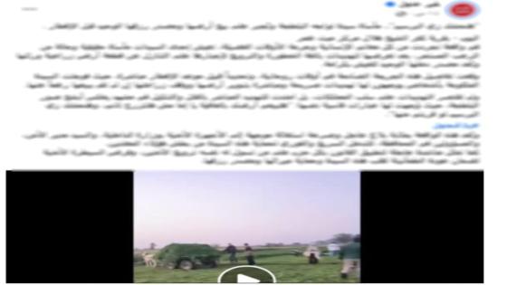 كشف حقيقة فيديو “سرقة المحاصيل” بالدقهلية.. نزاع على ملكية أرض وراء الواقعة