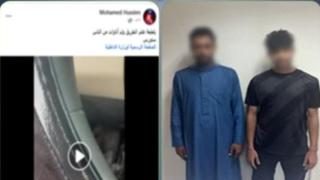 فيديو متداول يكشف الواقعة.. ضبط شخصين لفرض إتاوة على السائقين بالفيوم