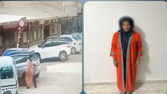 سيدة غير مستقرة نفسياً تثير الفوضى في شوارع الغردقة بعد تداول فيديو