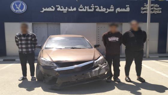 مطاردة مثيرة بين الشرطة وسيارة ملاكى تنقذ شاب من الاختطاف والسرقة بمدينة نصر